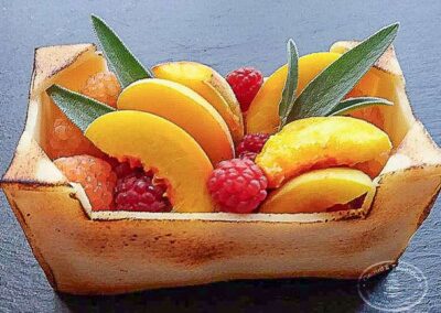 Stücktörtchen mit Obst